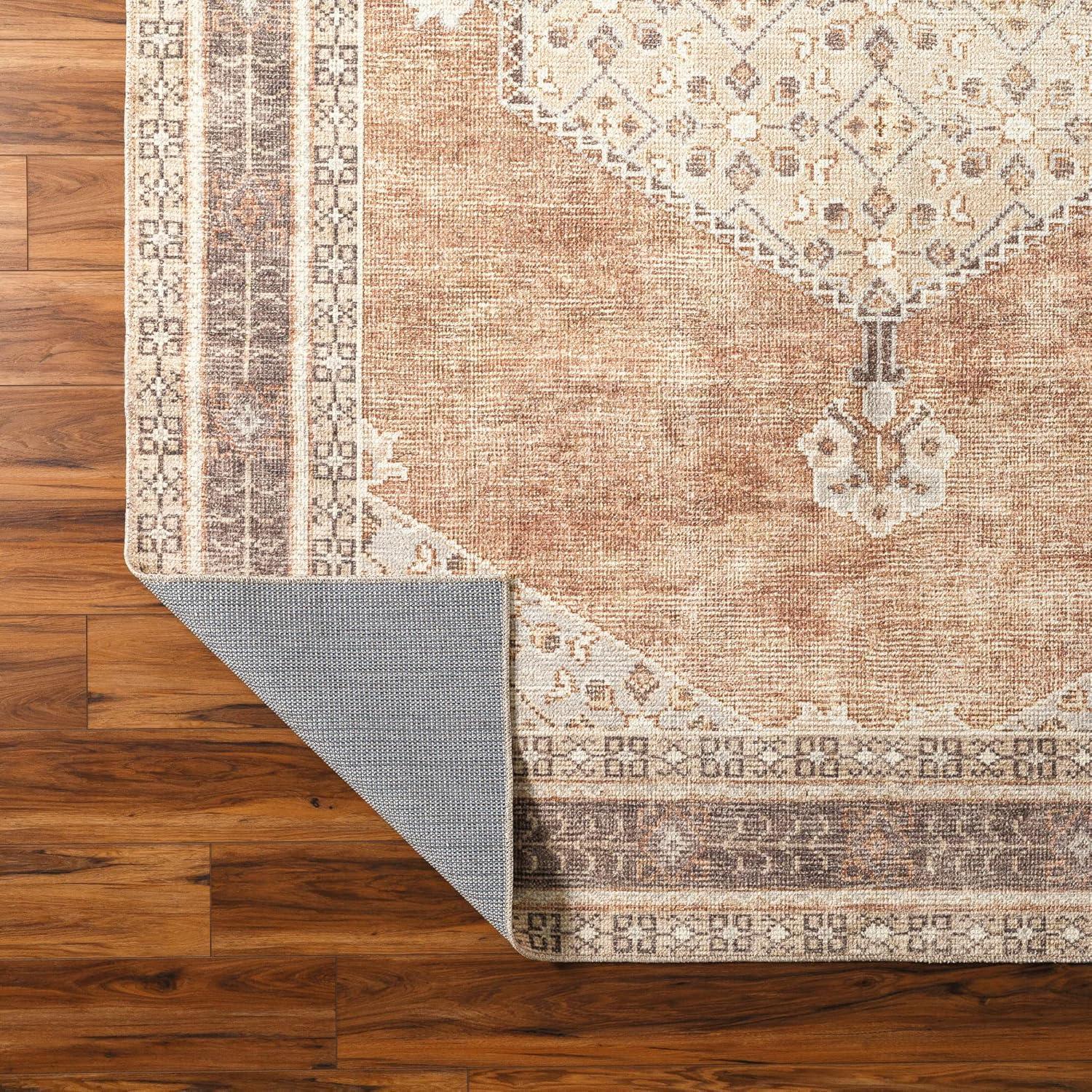 Becki Owens x Livabliss Vintage Traditional Oriental Boho Cinnamon Area Rug