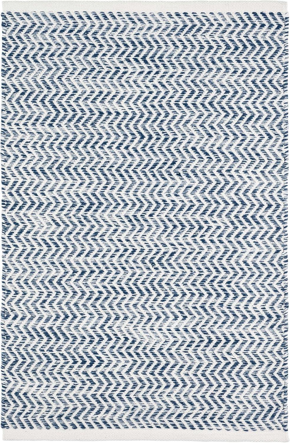 Coastal Blue Handwoven Indoor/Outdoor Rug