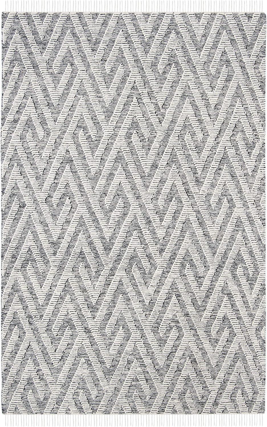 Union Rustic Reliford Kilim Hand Loomed Wool Geometric Rug