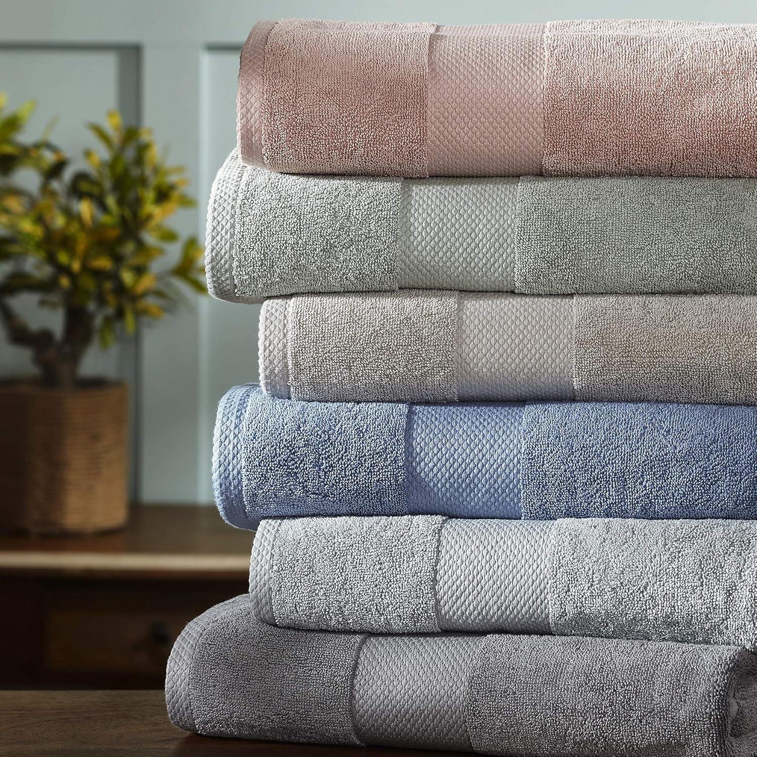 Modern Threads Modern Threads 600 GSM 6-Piece Towel Set with Filgree Jacquard Border