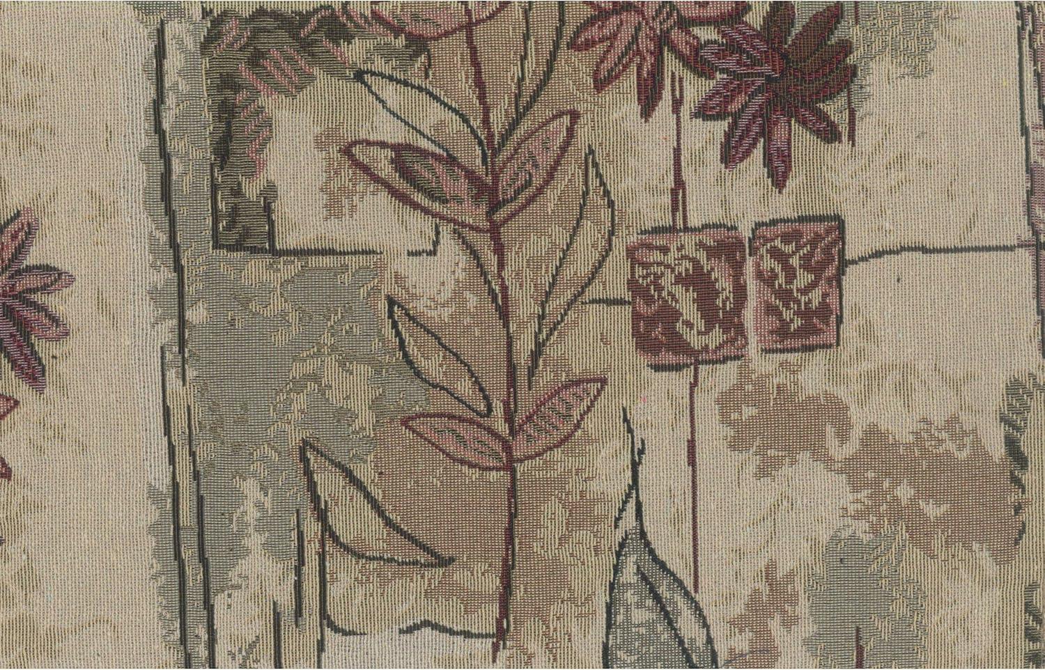 Japanese Garden Tapestry Square Throw Pillows Set of 2