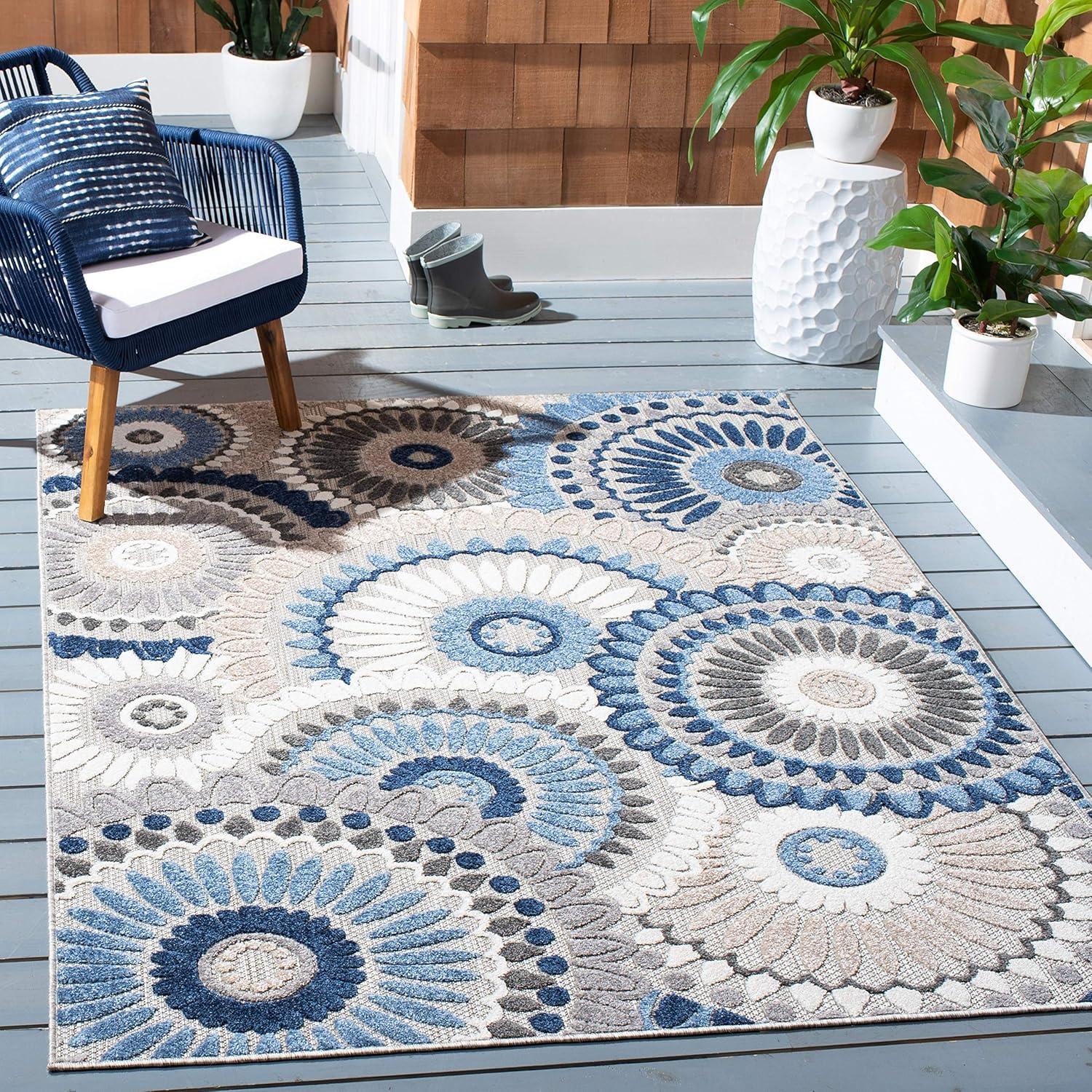 Cabana CBN382 Power Loomed Indoor/Outdoor Area Rug  - Safavieh