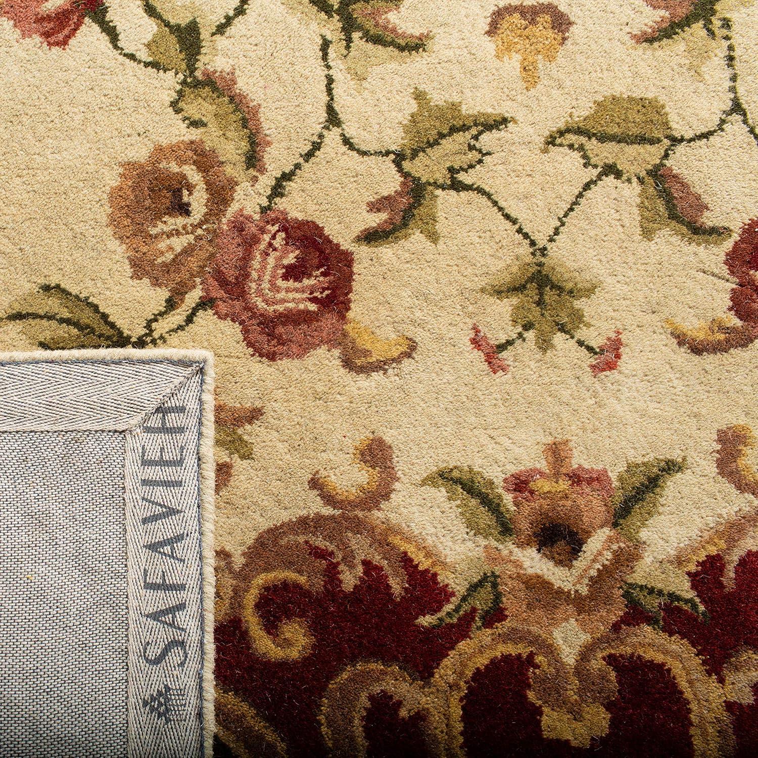 Classic CL234 Hand Tufted Runner Rug - Ivory/Green - 2'3"x8' - Safavieh.