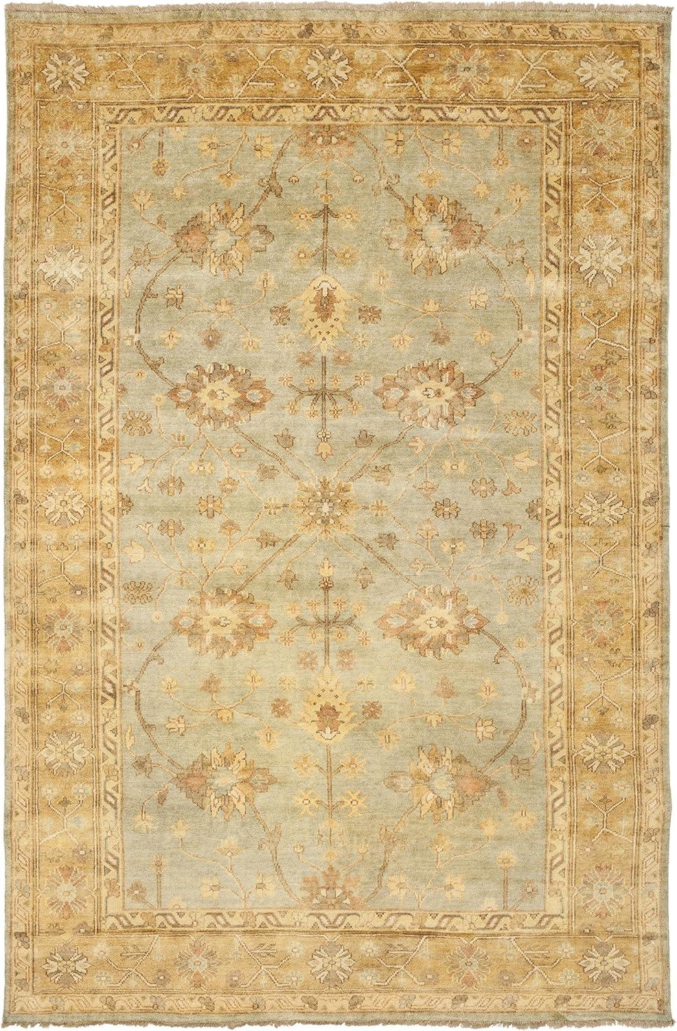 Safavieh Oushak Hand Knotted Wool Floral Rug