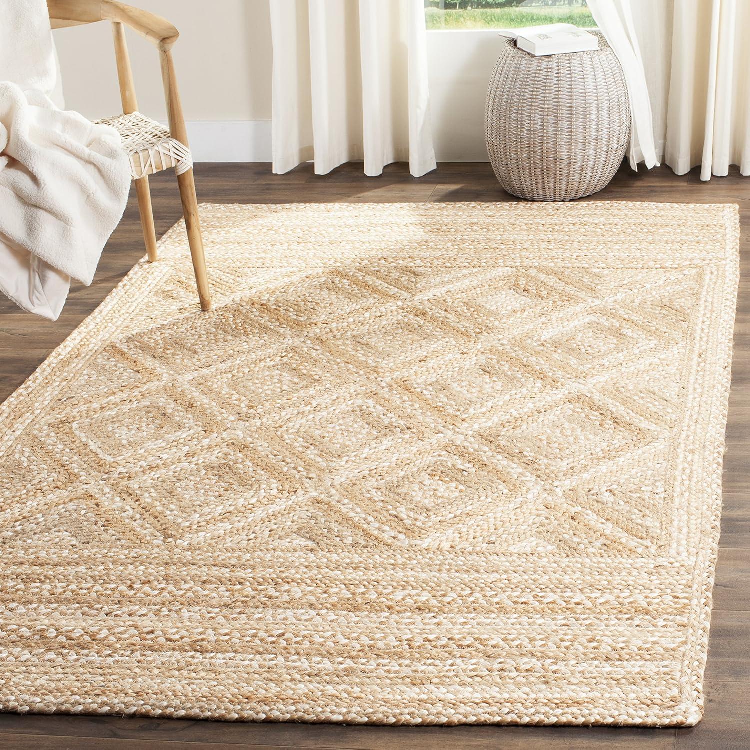 Natural Fiber NF925 Hand Woven Area Rug - Natural - 6'x9' - Safavieh.
