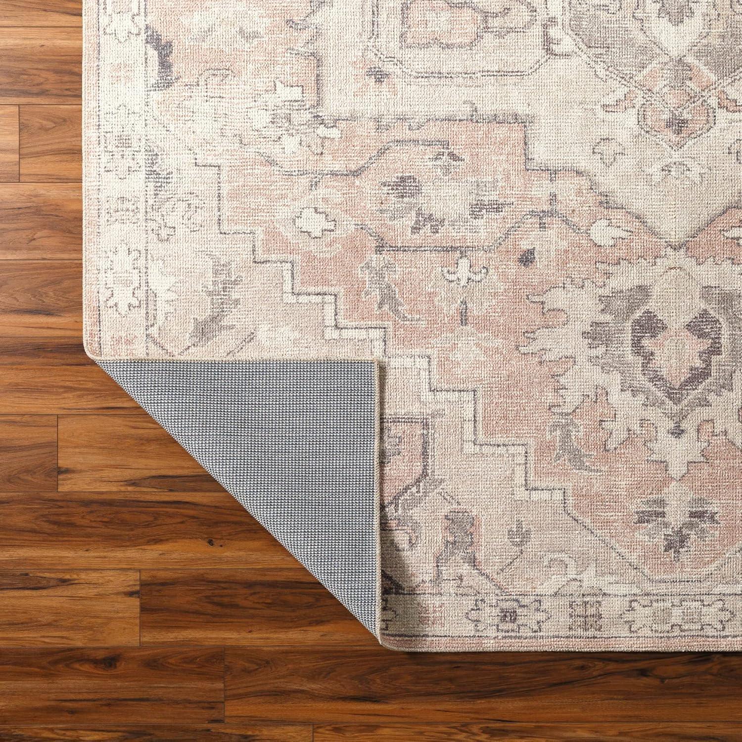 Becki Owens x Livabliss Elle Oriental Rose Smoke Area Rug