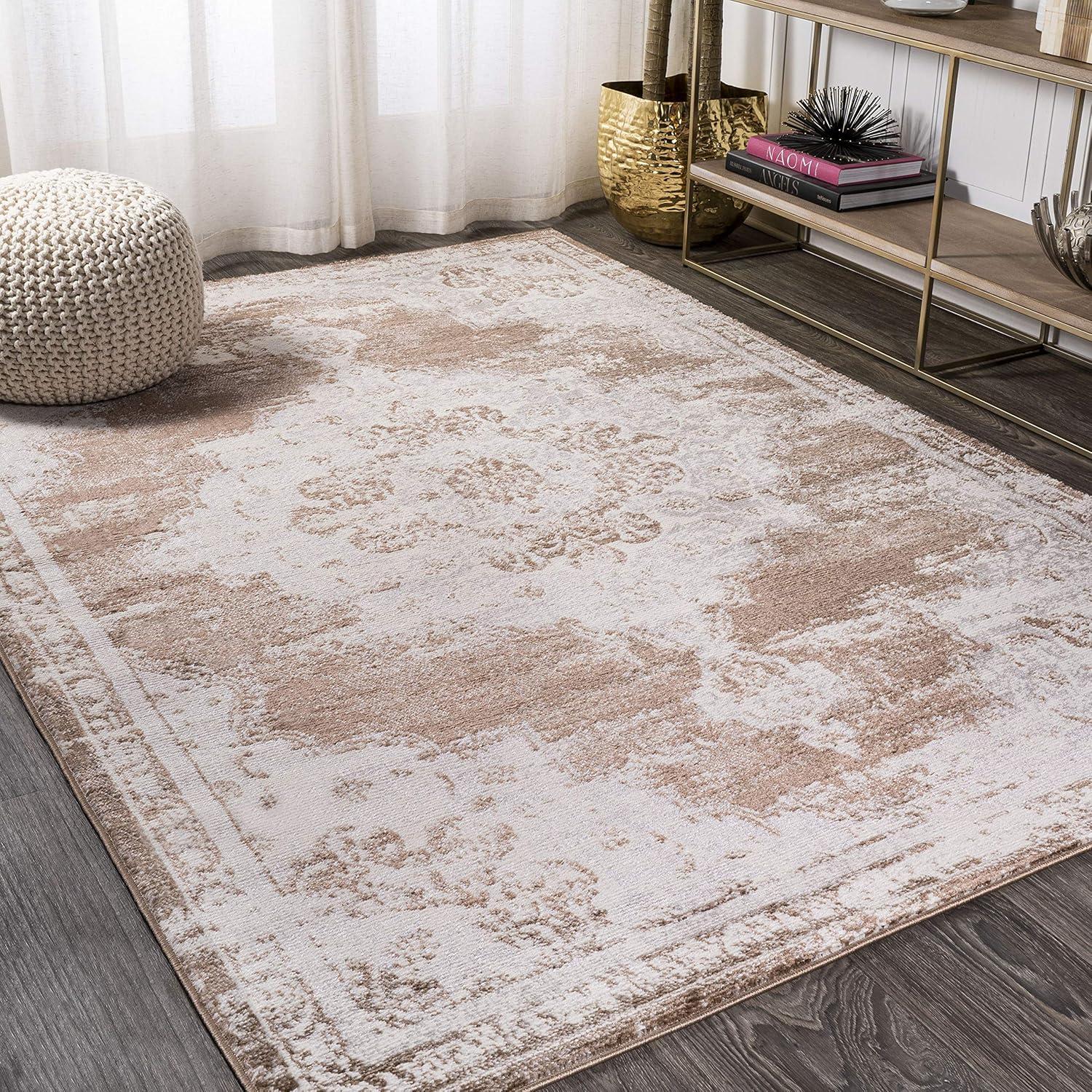 Alhambra Ornate Medallion Modern Indoor Area Rug - JONATHAN Y