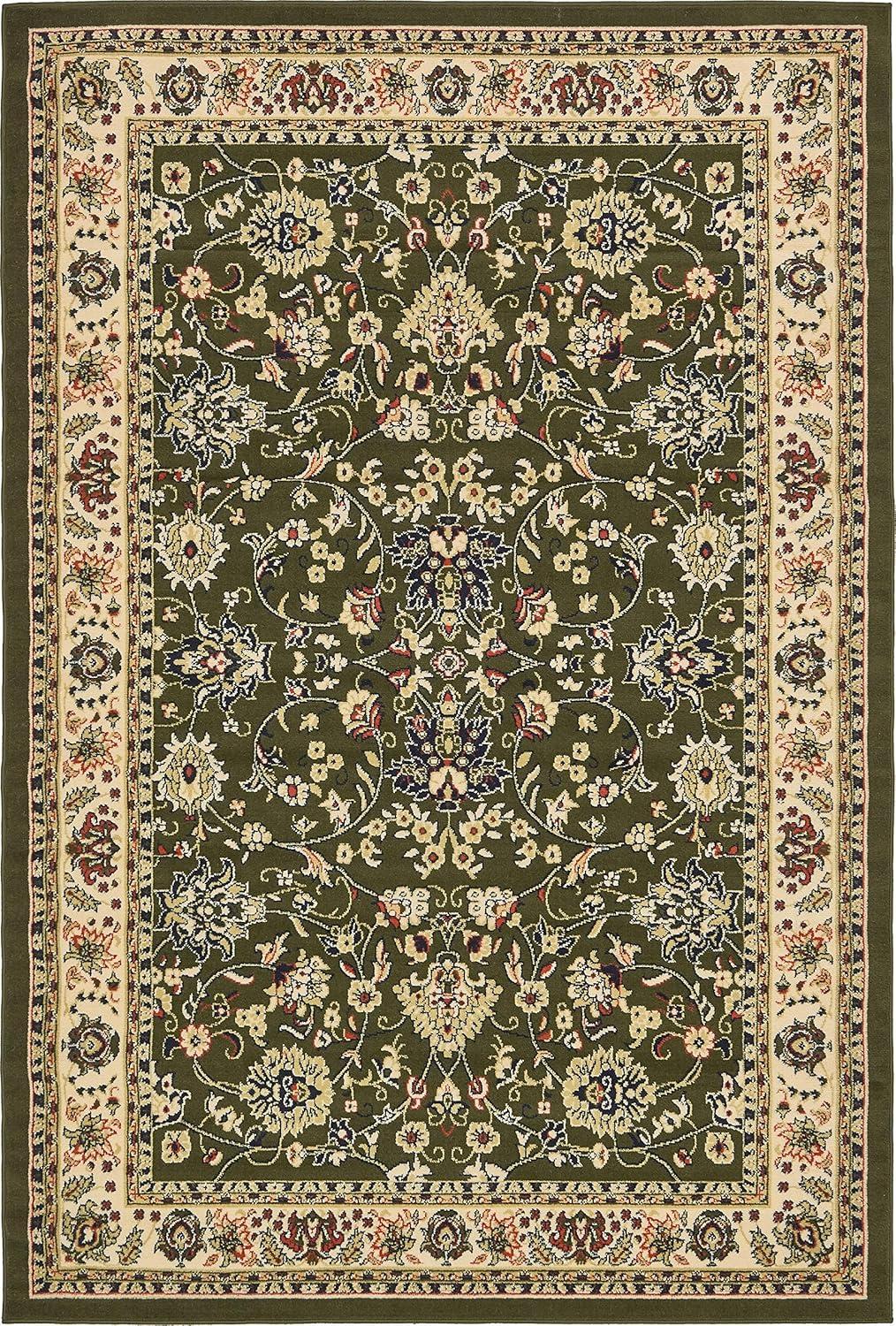 Unique Loom Sialk Hill Washington Floral Indoor Woven Area Rug