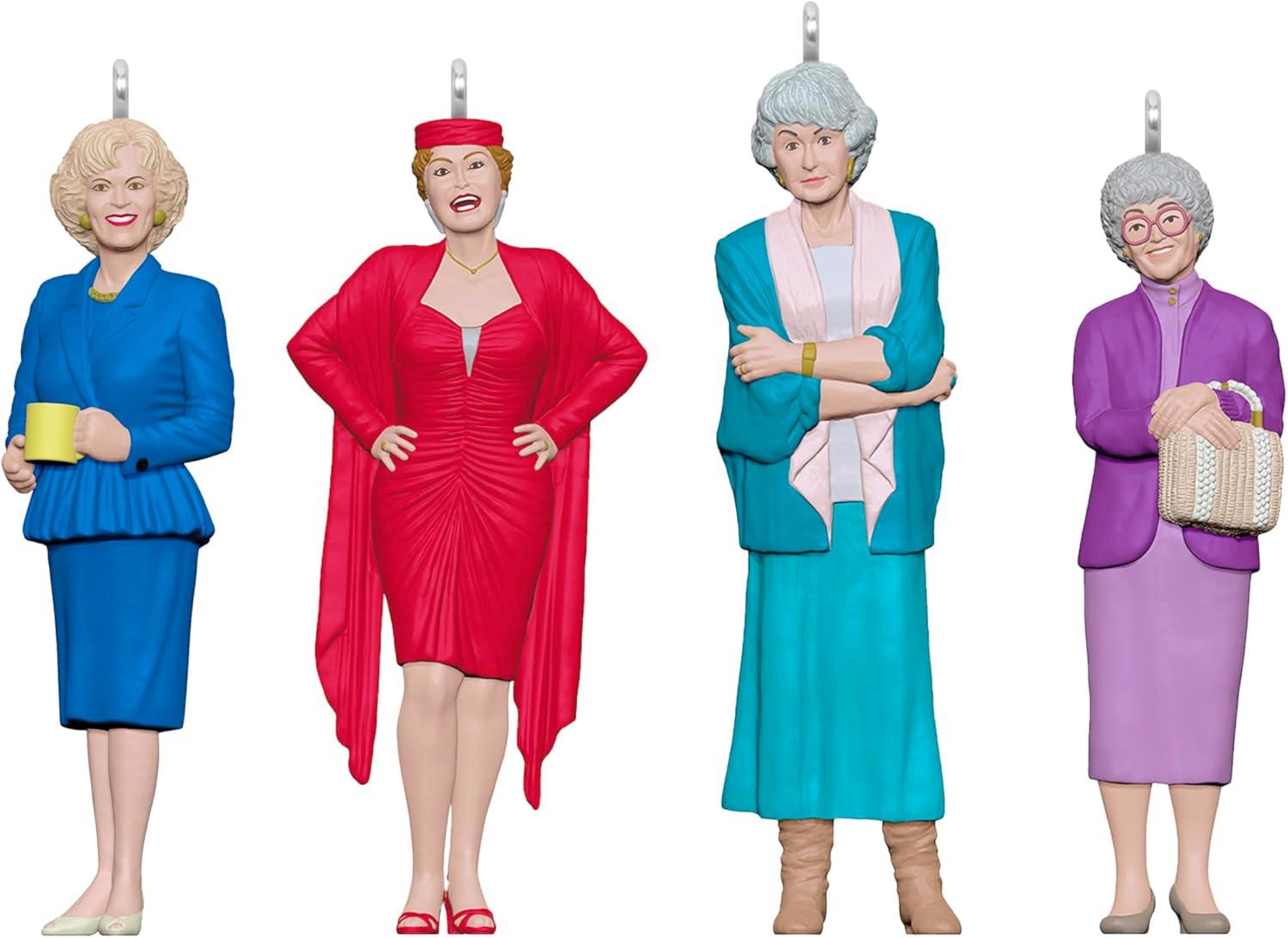 Hallmark 2024 Ornament - Mini The Golden Girls Ornaments, Set of 4