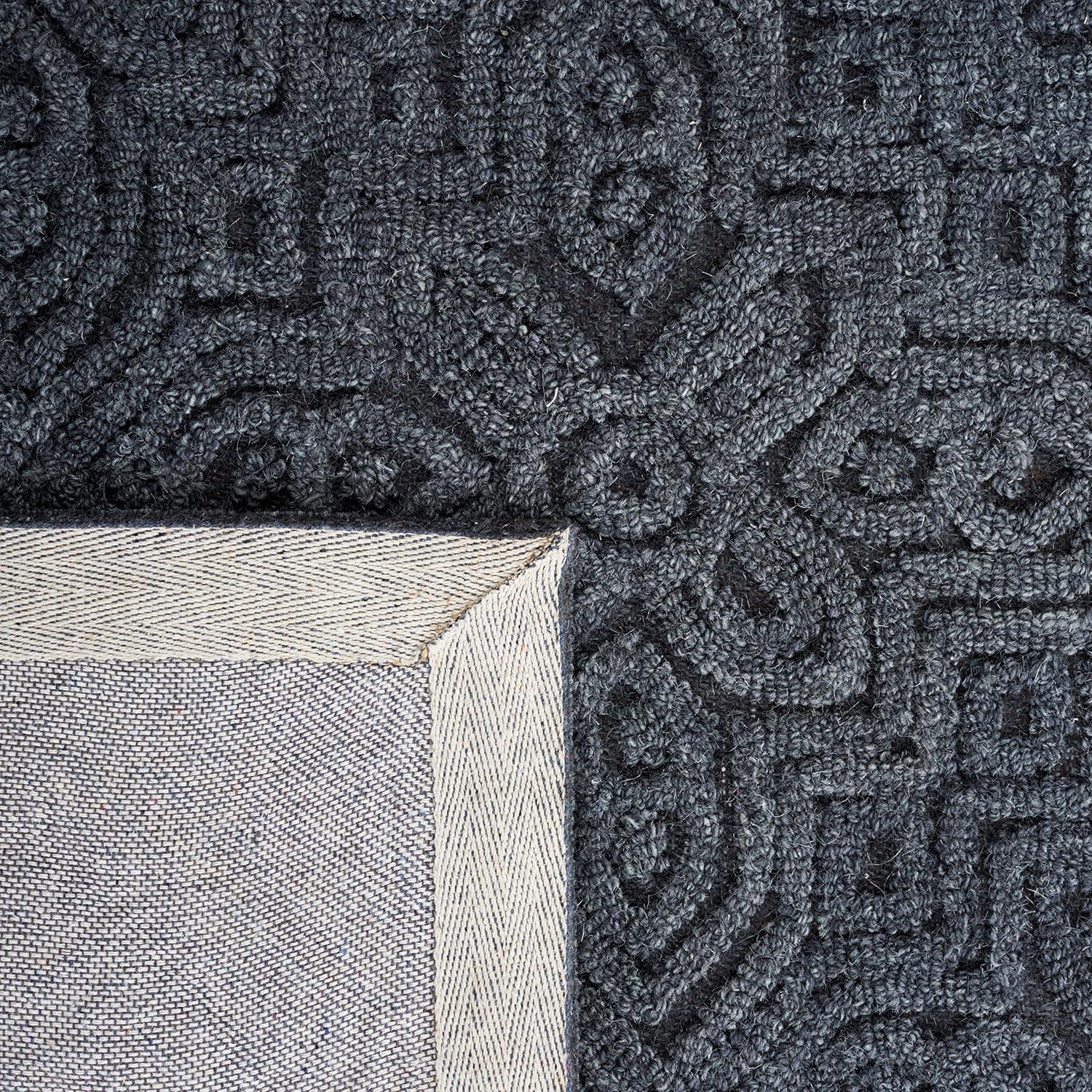 Textural TXT101 Hand Tufted Area Rug - Charcoal - 5'x8' - Safavieh.