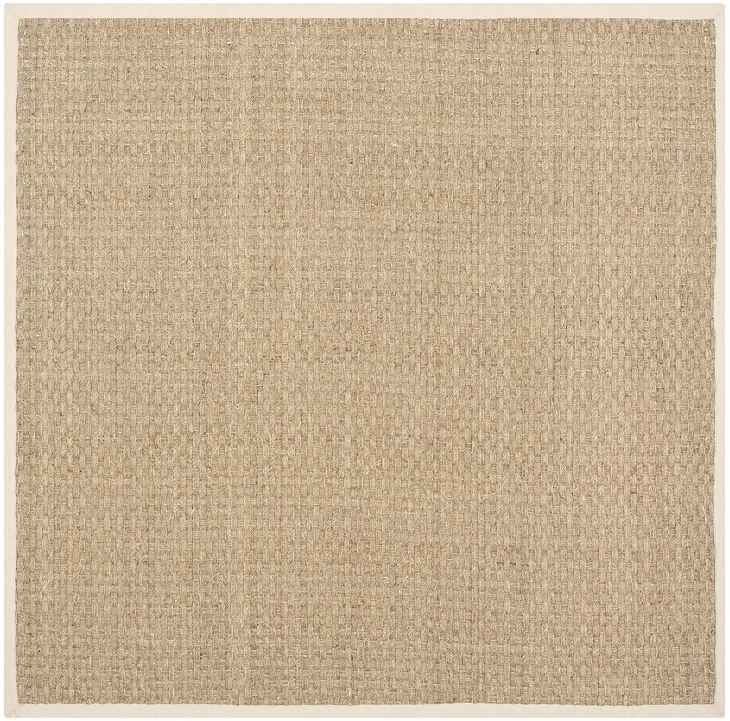 Natural Fiber NF114 Power Loomed Indoor Area Rug - Natural/Beige - 4'x4' - Safavieh