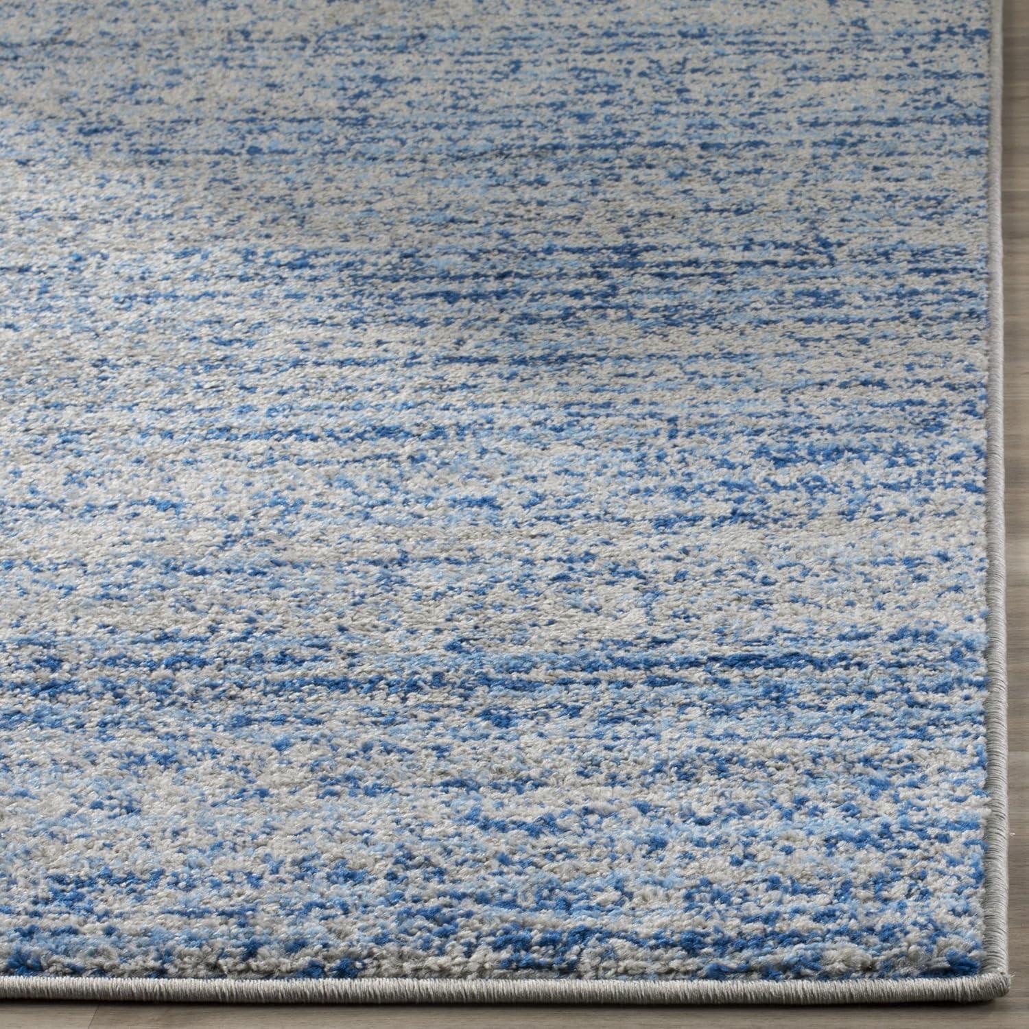 Adirondack ADR117 Machine Made Indoor Accent Rug - Blue/Silver - 3'x5' - Safavieh