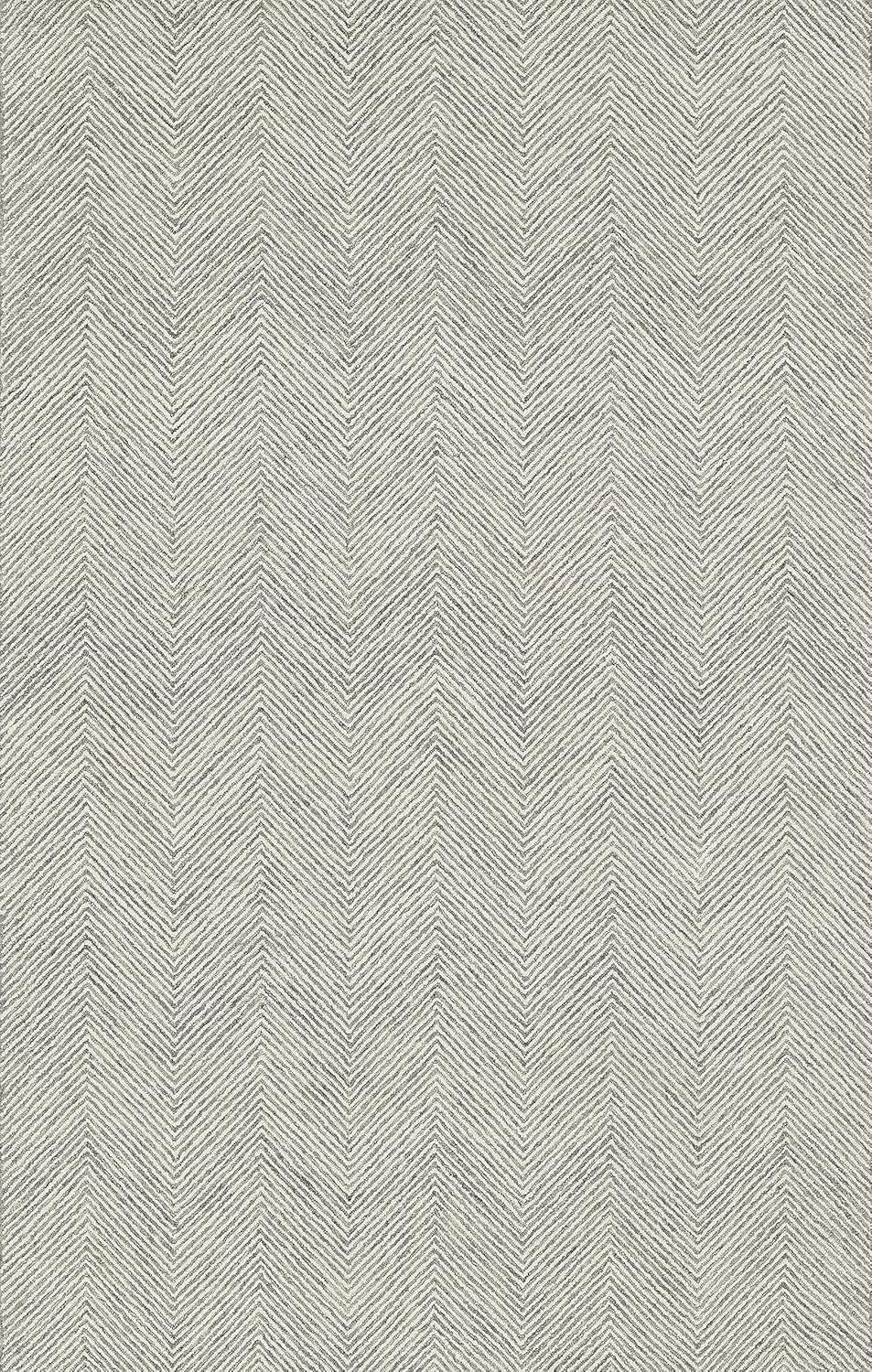 Momeni Contemporary Rectangle Area Rug, Grey, 5' X 8'