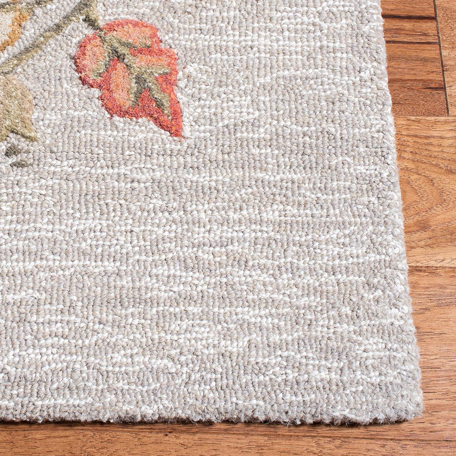 Martha Stewart Autumn Woods - MSR3611 - Indoor Hand Tufted Runners - Persimmon Red - 2'3"x10'
