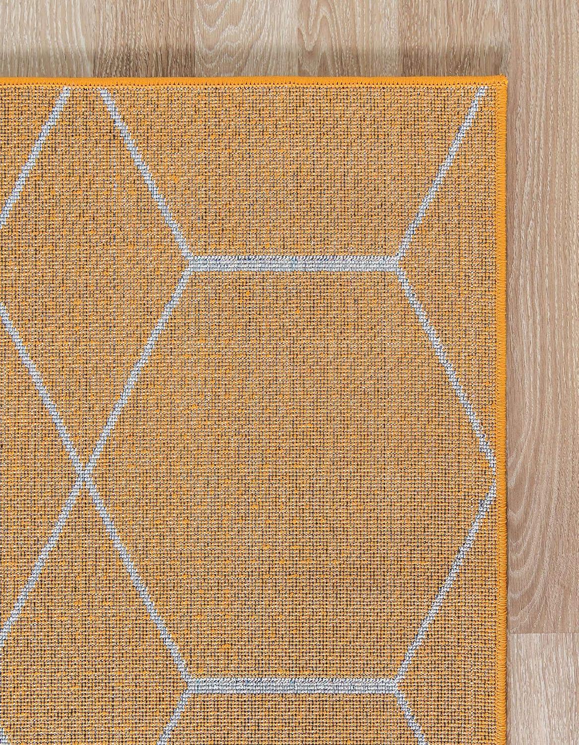 Unique Loom Trellis Frieze Geometric Trellis Indoor Woven Area Rug