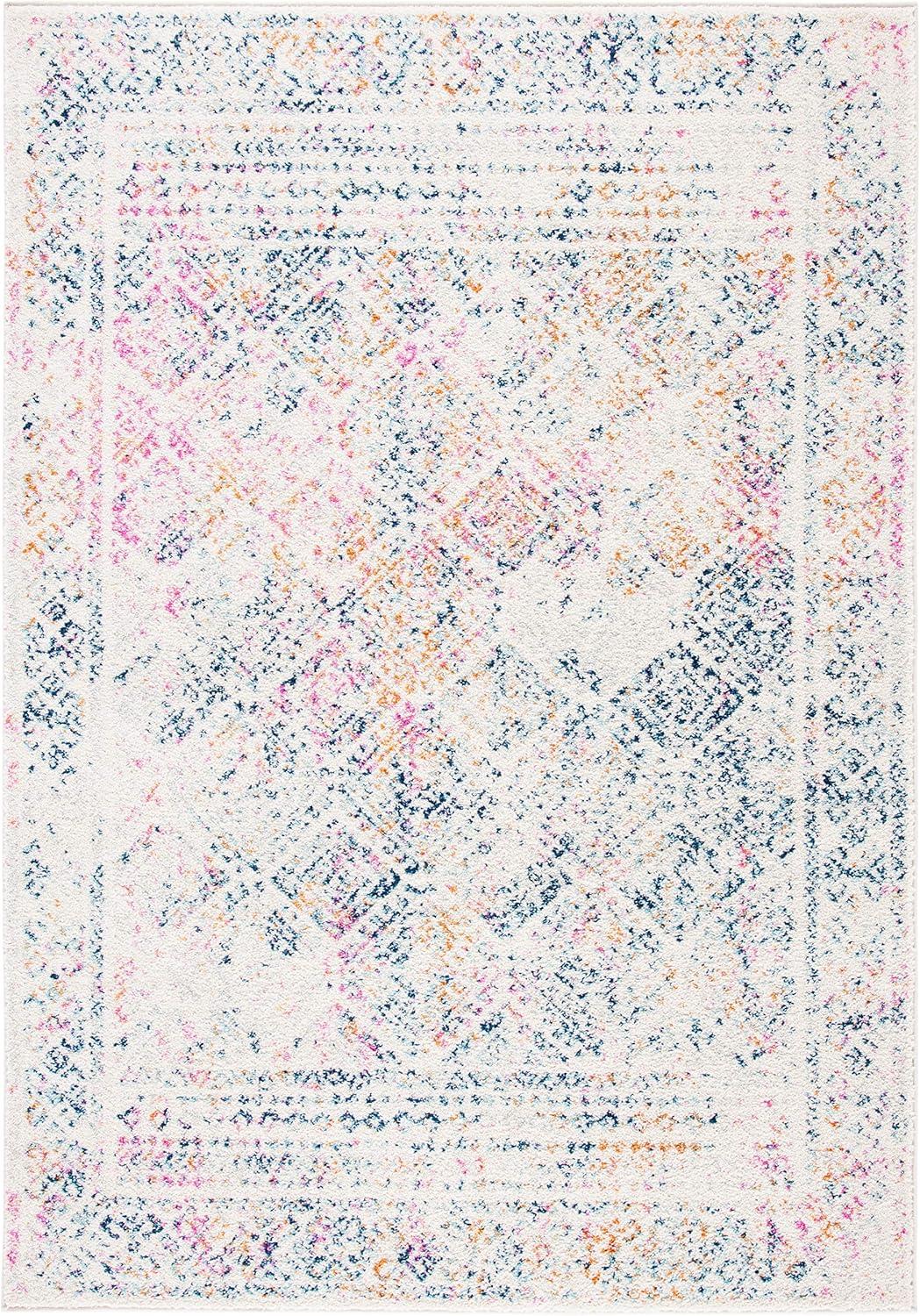 Tulum TUL264 Power Loomed Accent Rug - Ivory/Dark Blue - 2'x5' - Safavieh.