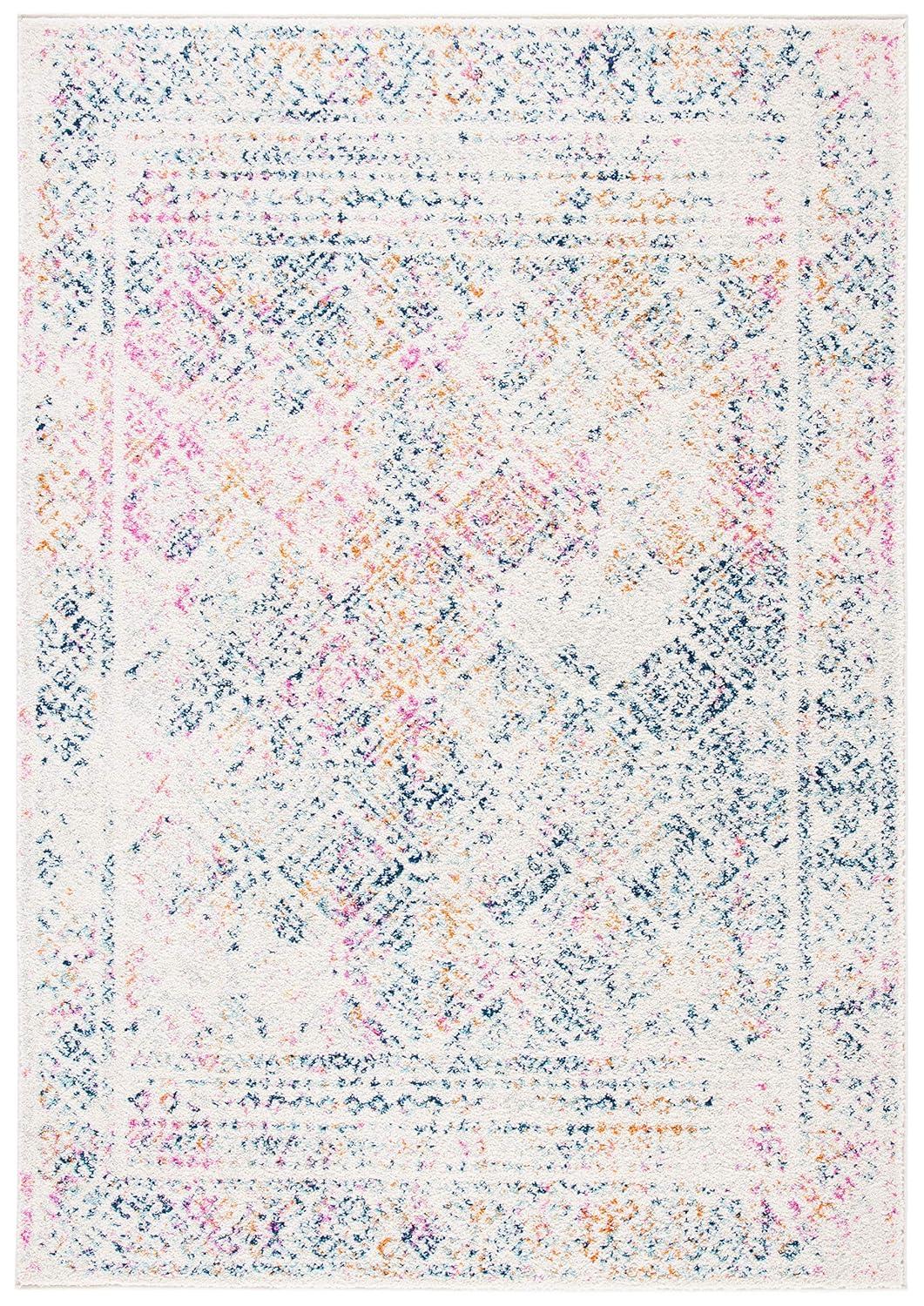 Tulum TUL264 Power Loomed Accent Rug - Ivory/Dark Blue - 2'x5' - Safavieh.