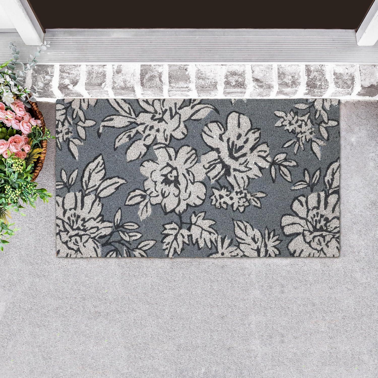 Laura Ashley Iris Coir Doormats / Non-Slip Outdoor Rugs & Reviews | Wayfair