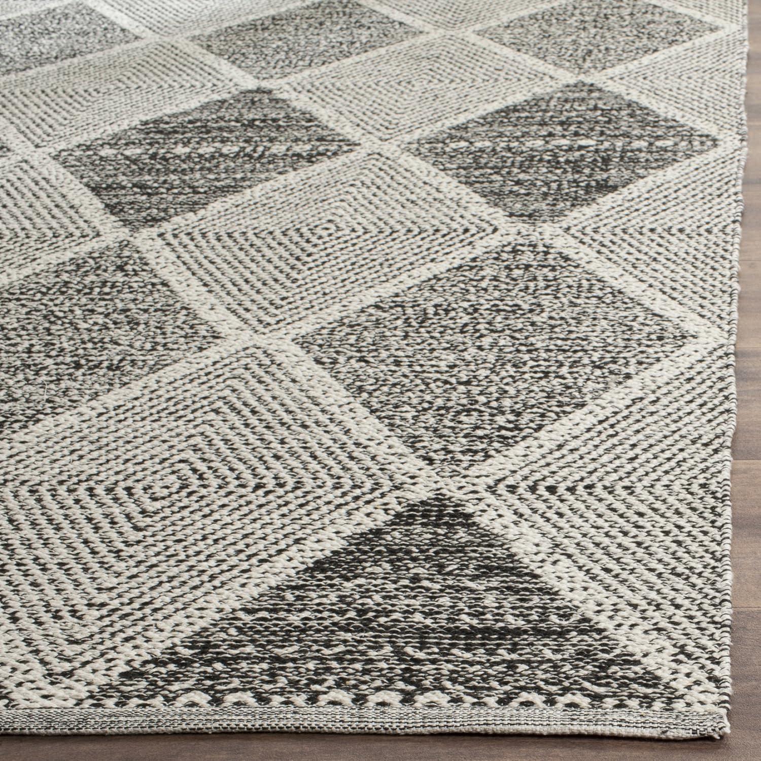 Montauk MTK822 Hand Woven Indoor Accent Rug - Black - 3'x5' - Safavieh.