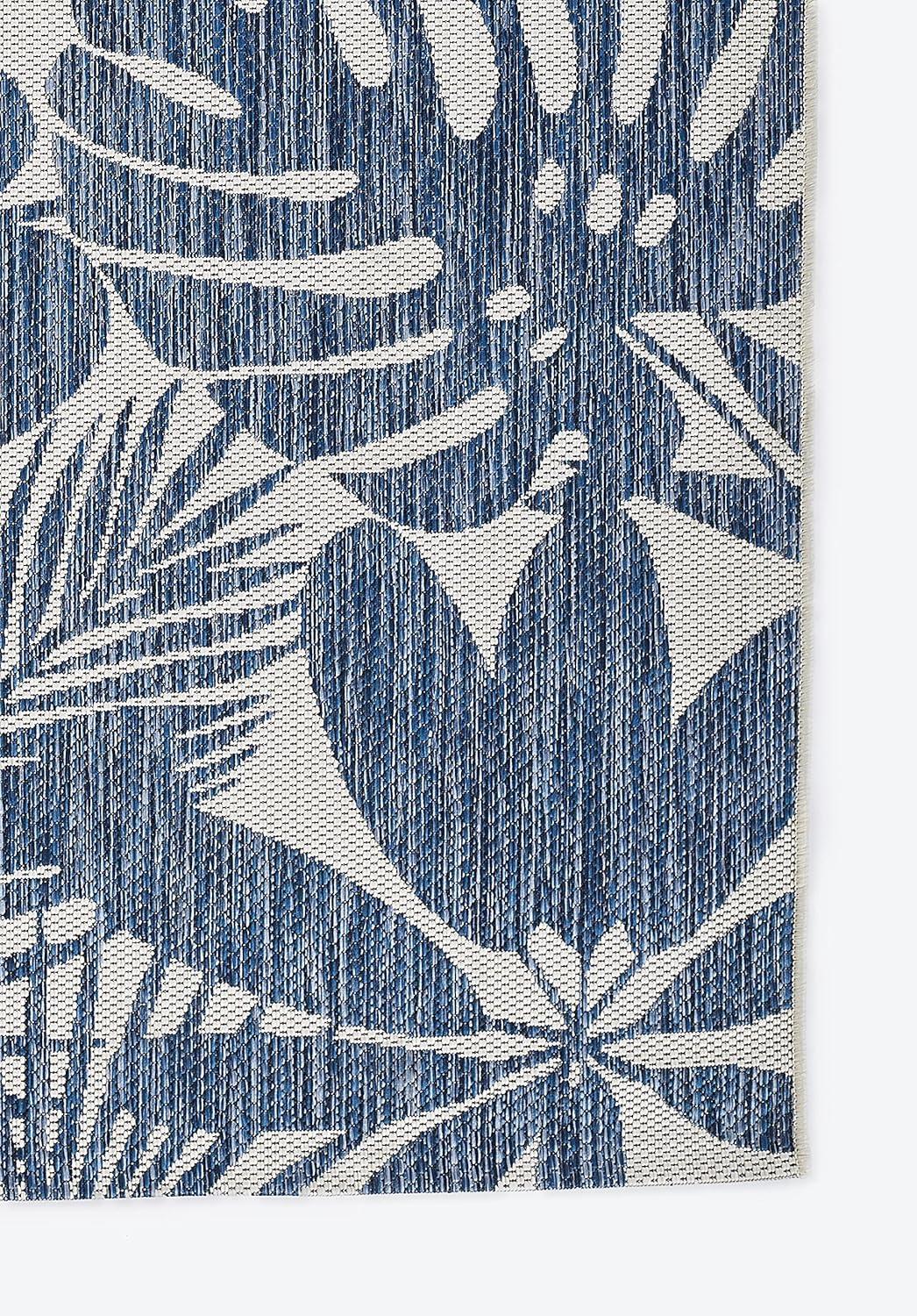 Novogratz Villa Floral Blue/Beige Indoor / Outdoor Area Rug