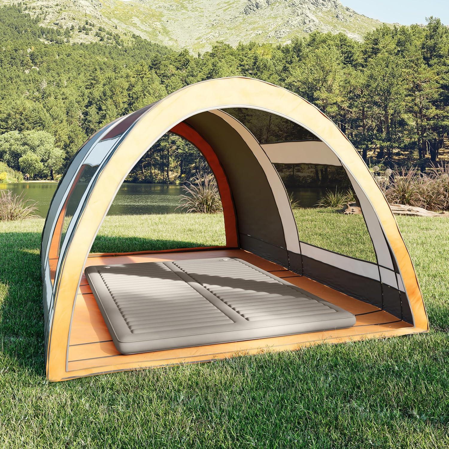 Boyd Sleep Boyd Sleep TopAire Supreme Dual Adjustable Inflatable 4”Mattress Topper,