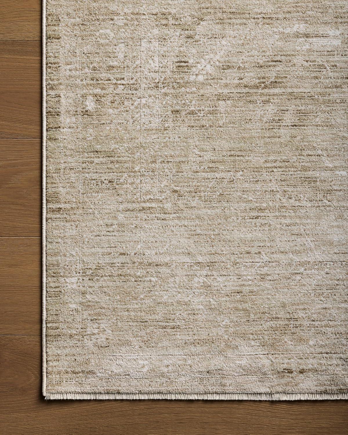 Tabitha Sage and Ivory Synthetic Easy Care Area Rug