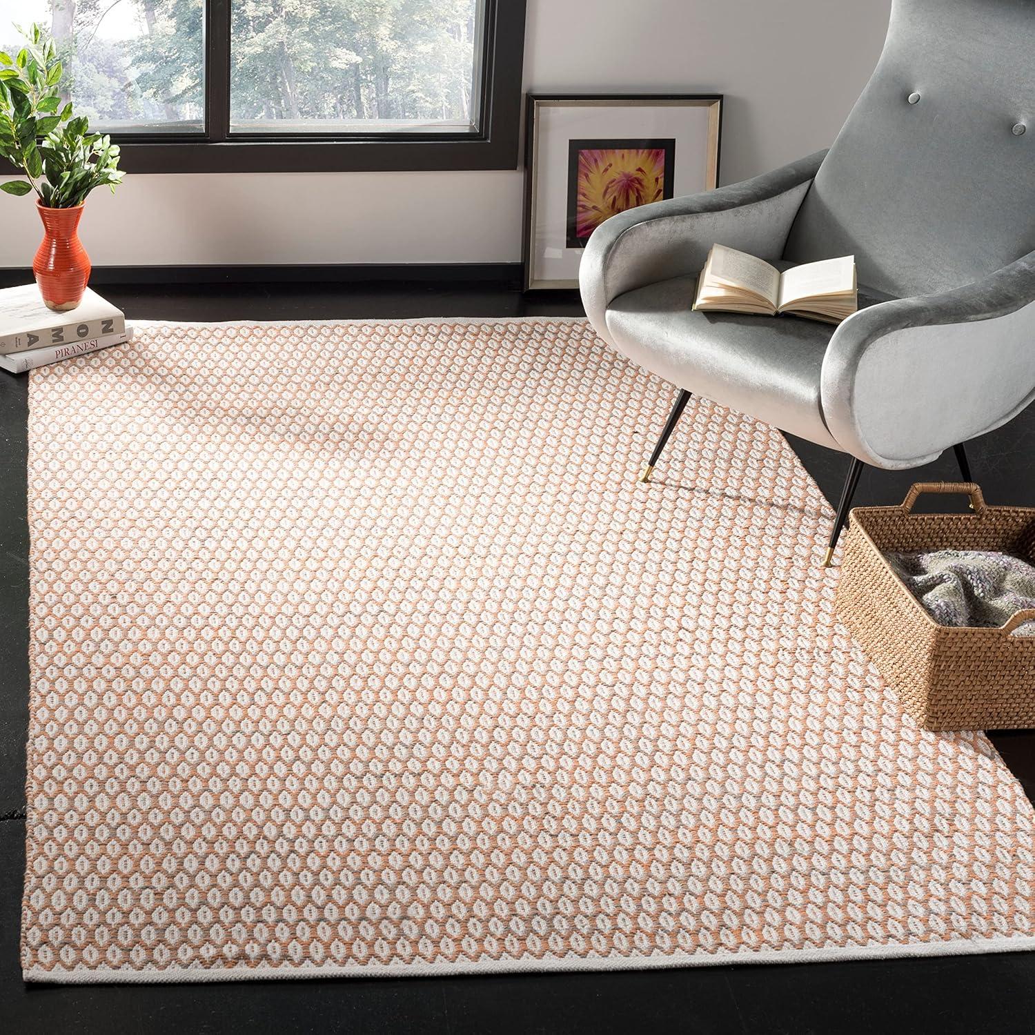 Montauk MTK608 Hand Woven Indoor Area Rug - Black/Ivory - 8'x10' - Safavieh