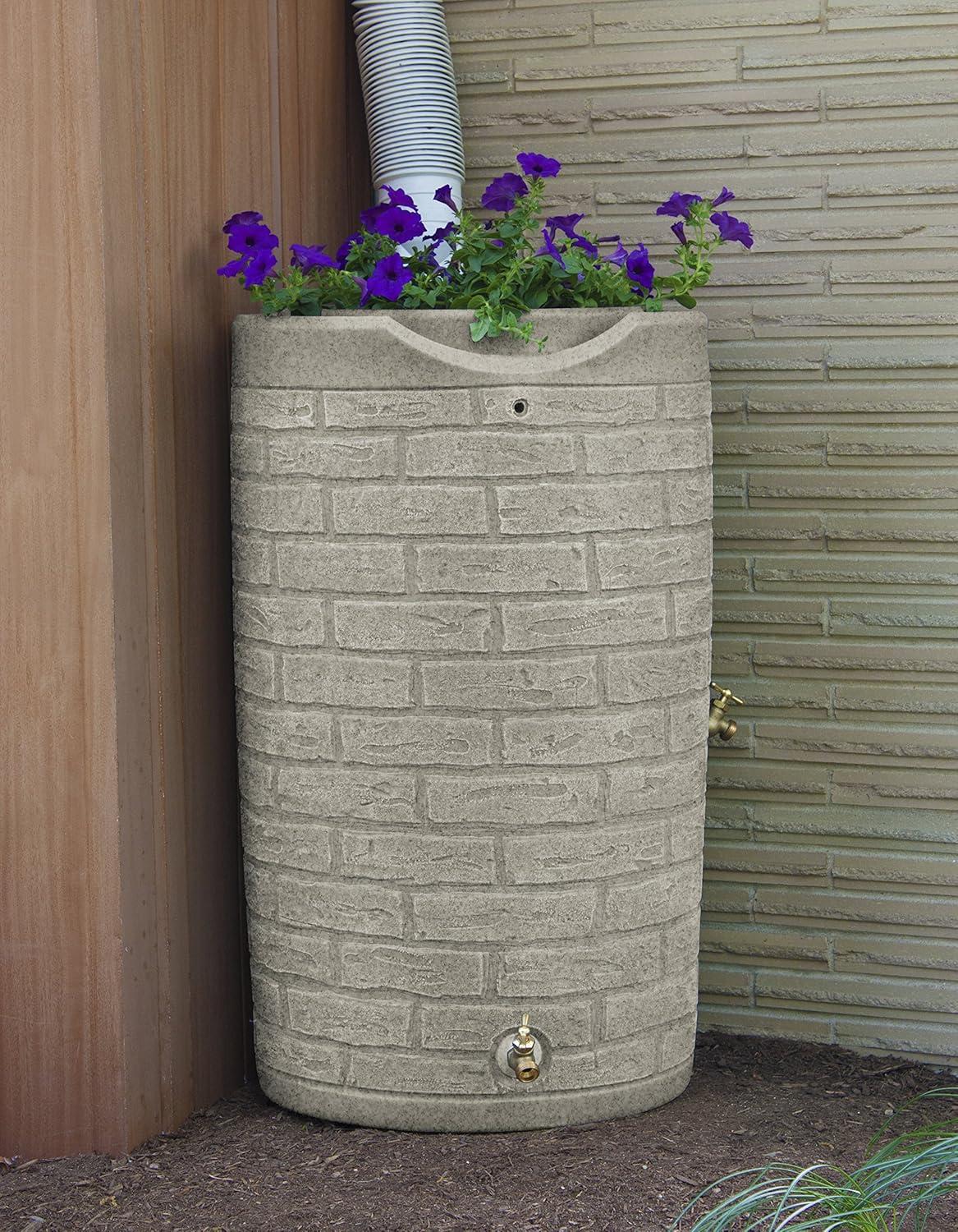 Good Ideas Good Ideas 50 Gallons Plastic Drainable Planter Rain Barrel