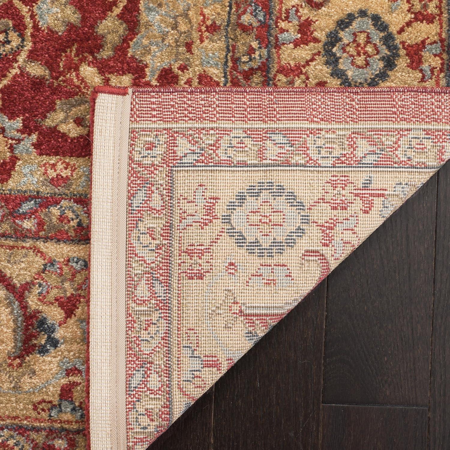 Mahal MAH699 Power Loomed Indoor Area Rug - Red/Natural - 8'x11' - Safavieh.