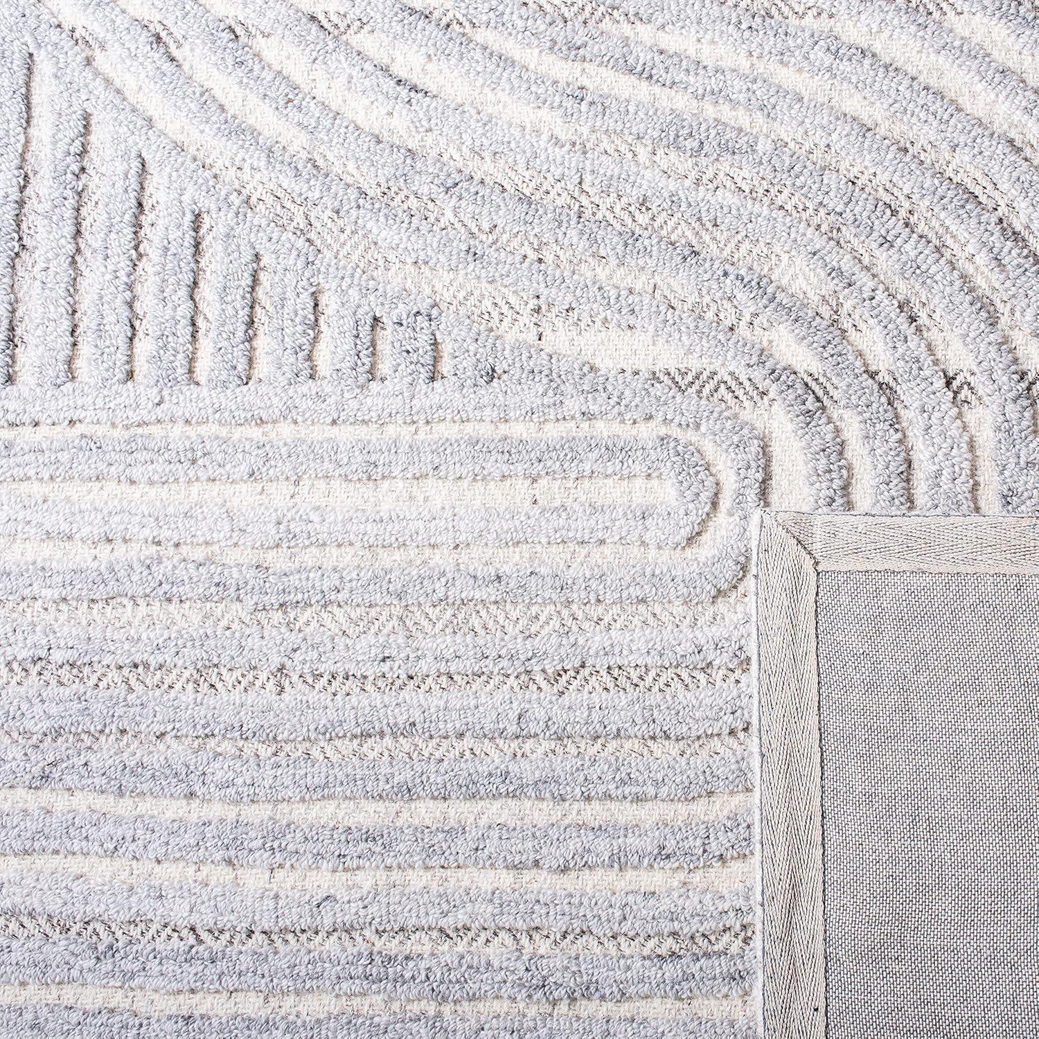 Southampton SHA301 Hand Tufted Indoor Area Rug - Beige - 8'x10' - Safavieh
