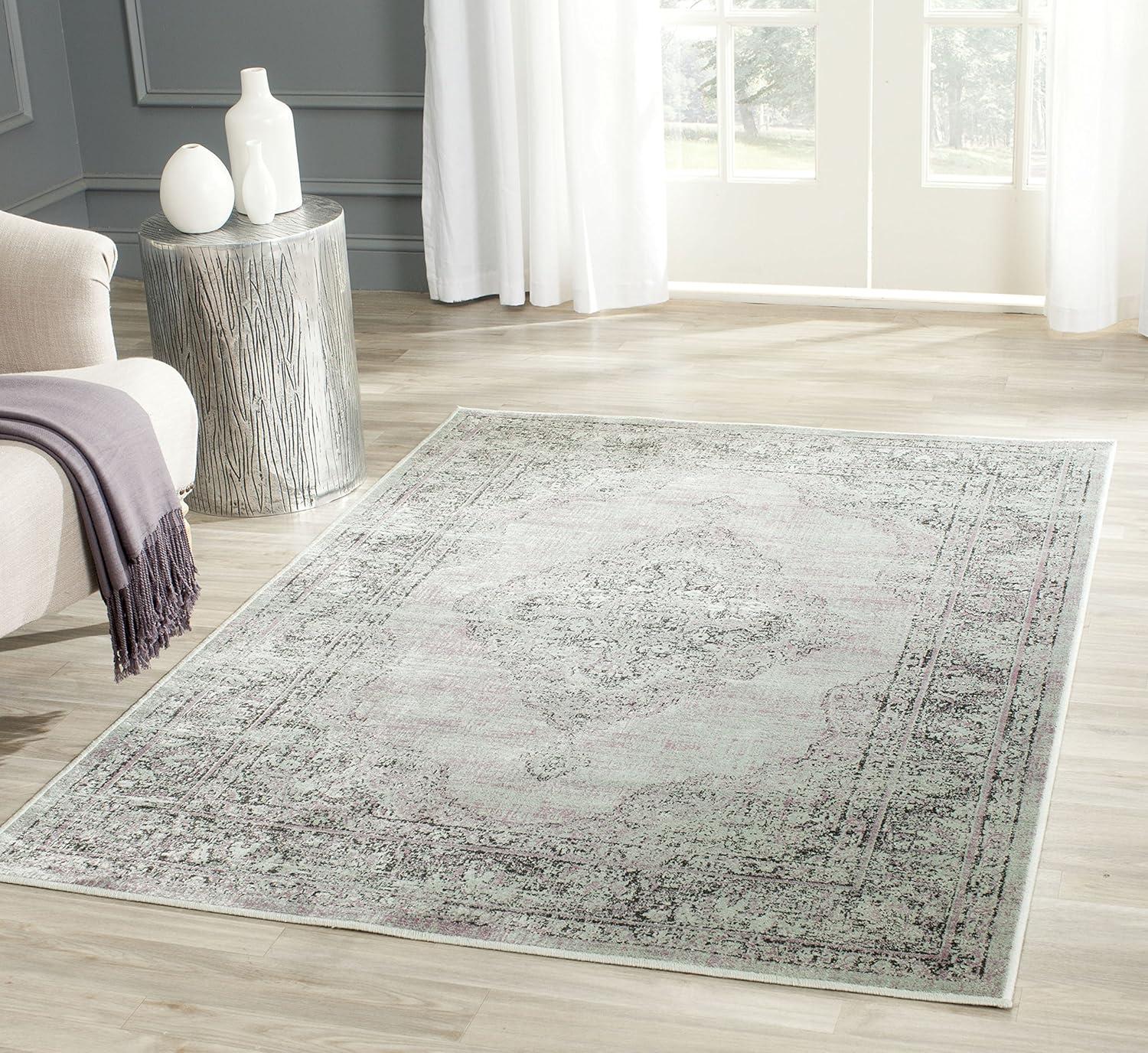 Vintage VTG112 Power Loomed Indoor Area Rug - Taupe - 6'7"x9'2" - Safavieh.