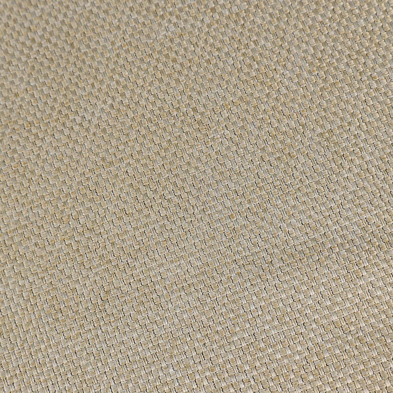 Superior Blackout Curtains, Insulated, Sun Blocking Curtain for Bedroom, Solid, Textured, Living Room Window, Thermal Woven, Jaxon Collection, Set of 2 Panels, Rod Pocket, 26" x 63", Beige