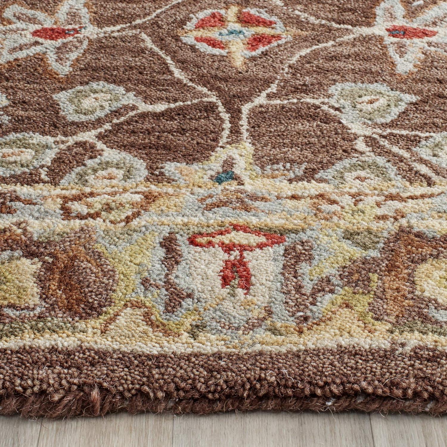 Anatolia AN562 Hand Tufted Indoor Runner Rug - Brown/Gold - 2'3"x8' - Safavieh