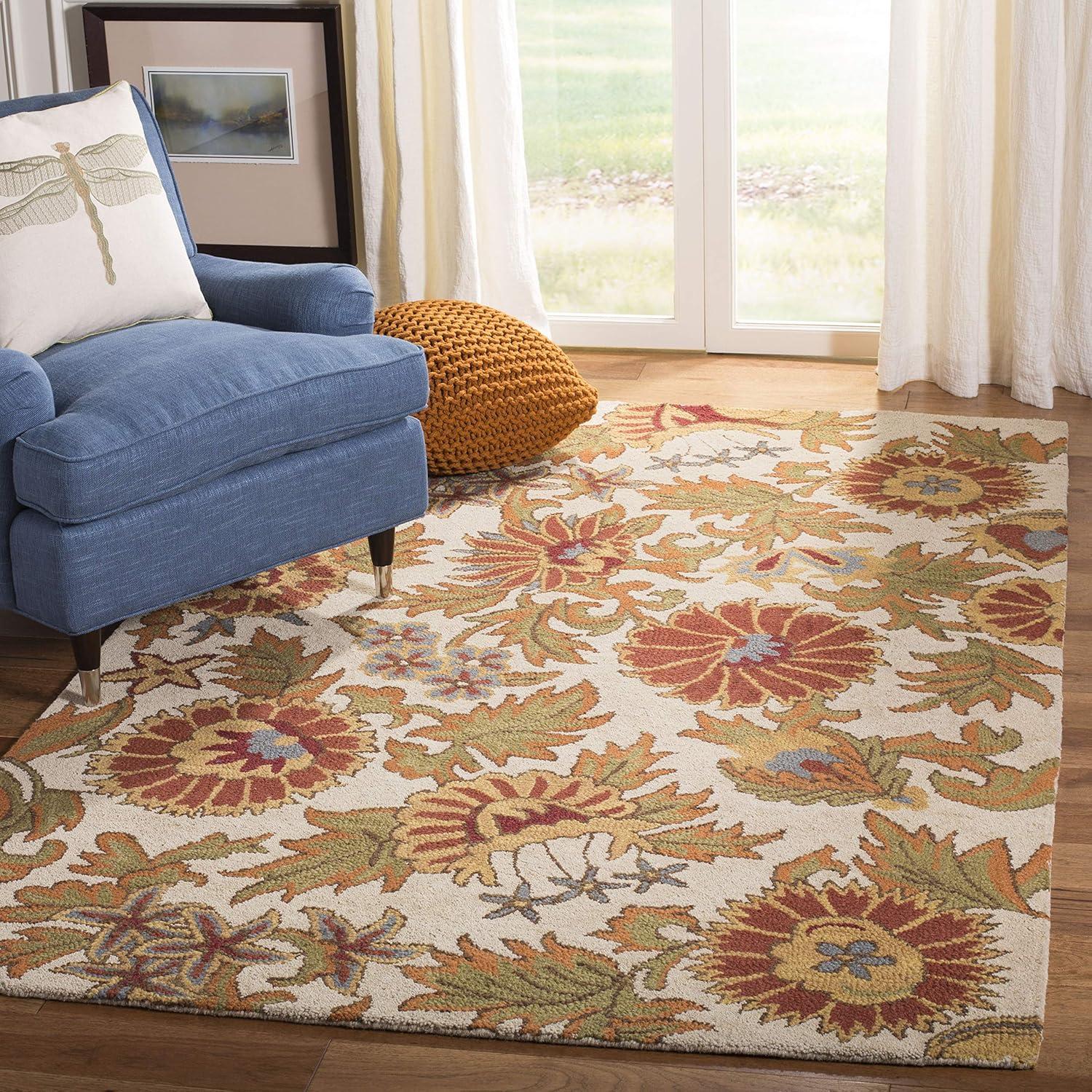 Blossom BLM912 Hand Hooked Area Rug  - Safavieh