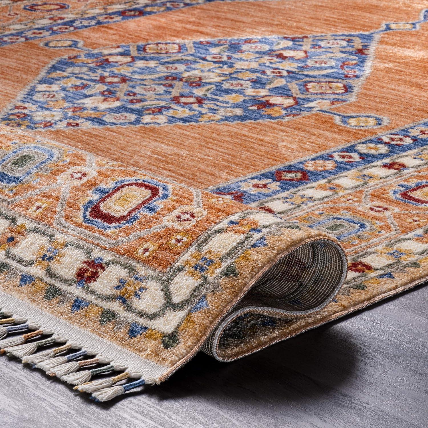 Nuloom Halley Floral Cardinal Medallion Indoor Area Rug, 3' x 5'