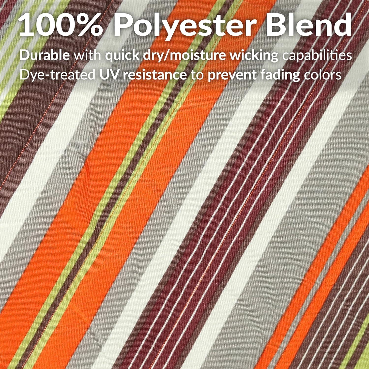 2-Person Quilted Polyester Spreader Bar Hammock