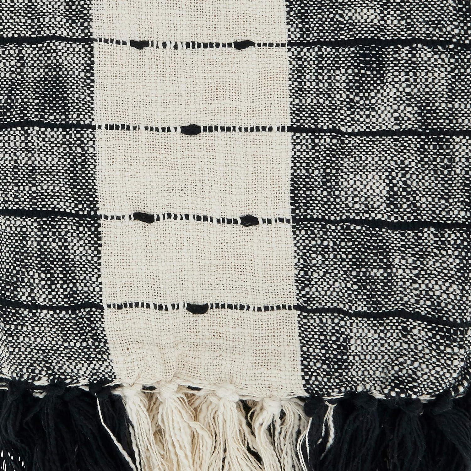 Saro Sevan Collection Hand Woven Throw Blanket