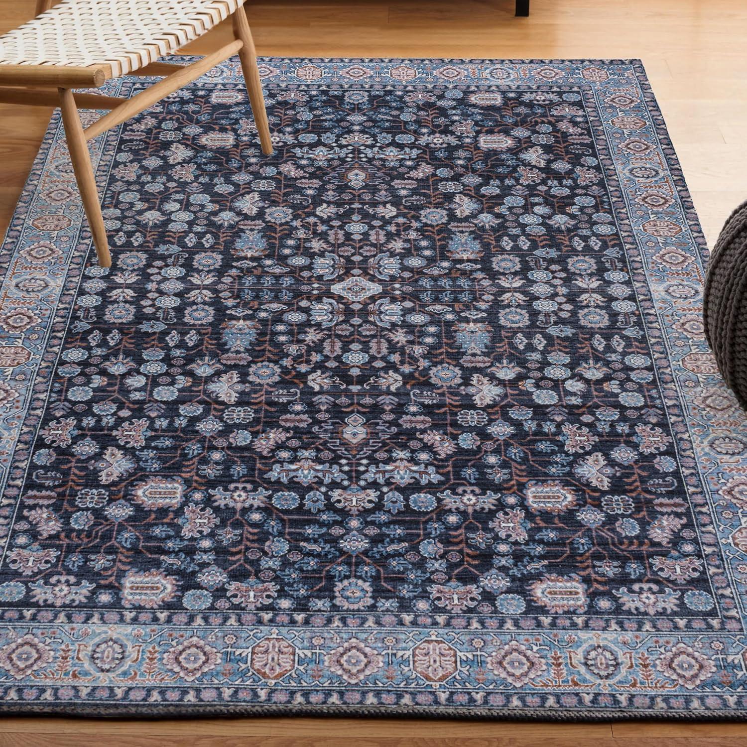 Kemer All-Over Persian Washable Area Rug - JONATHAN Y