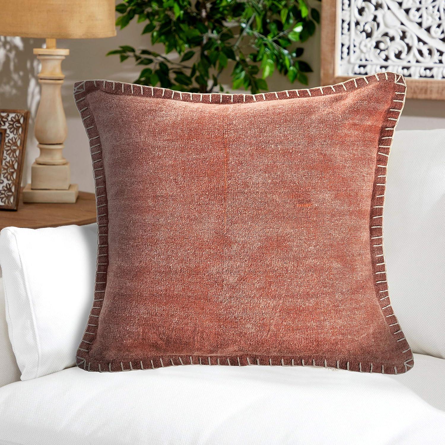 Rajani Home Madisons Cotton Throw Pillow