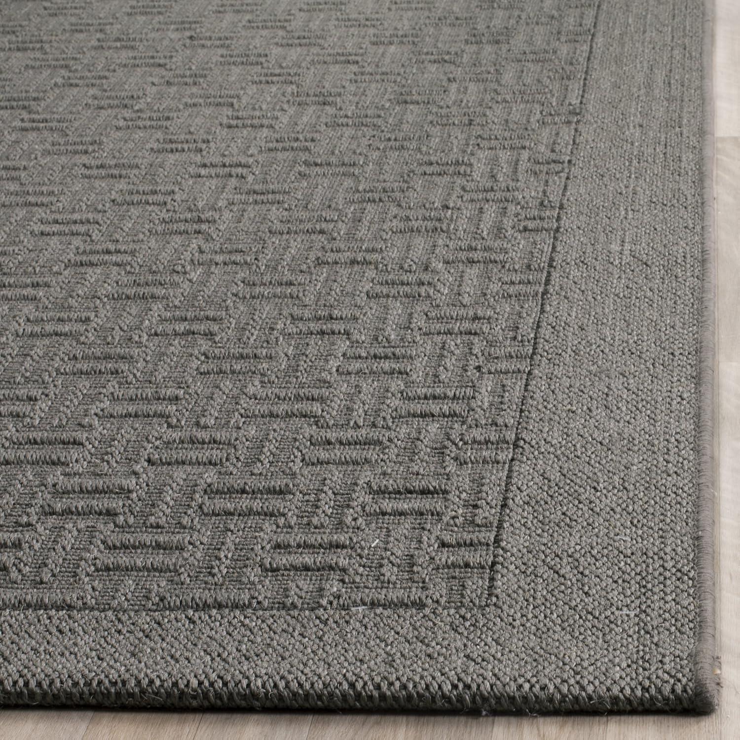 Palm Beach PAB359 Power Loomed Area Rug - Ash - 3'x5' - Safavieh.