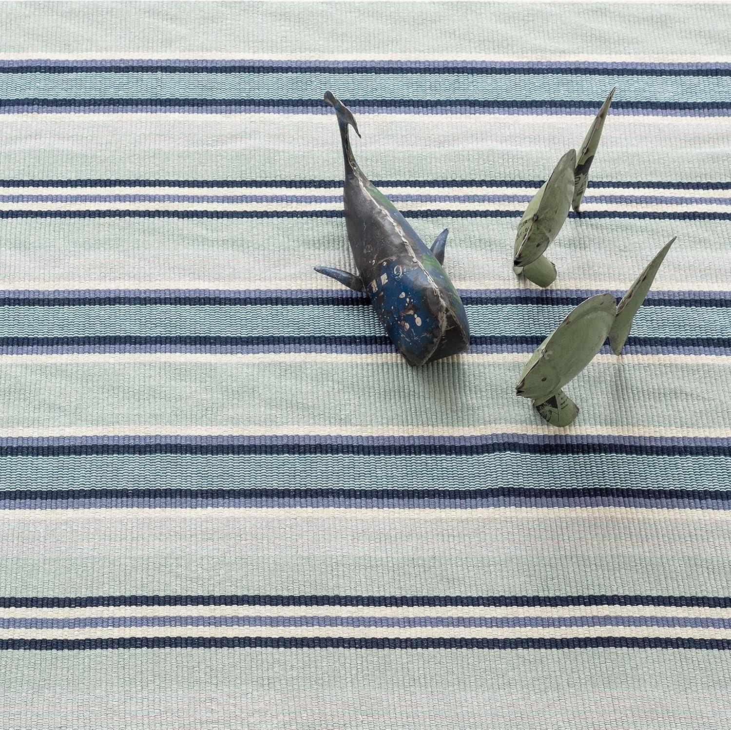 Barbados Stripe Handwoven Cotton Rug