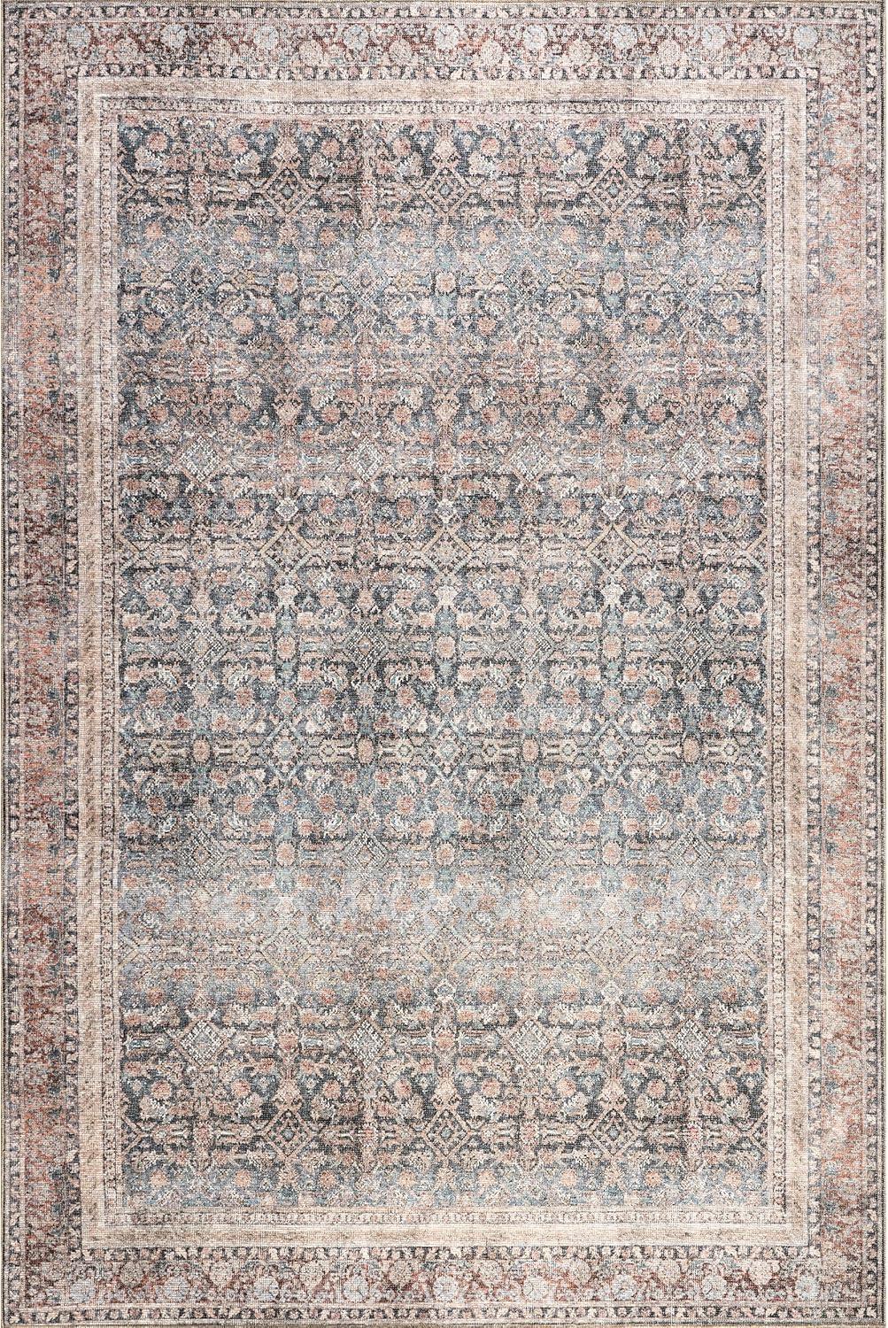 Nuloom Hillstone Collection Traditional Vintage Medallion Indoor Area Rug