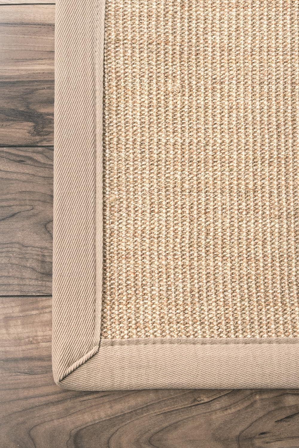 Handmade Beige Wool Flat Woven Accent Rug 3'x5'