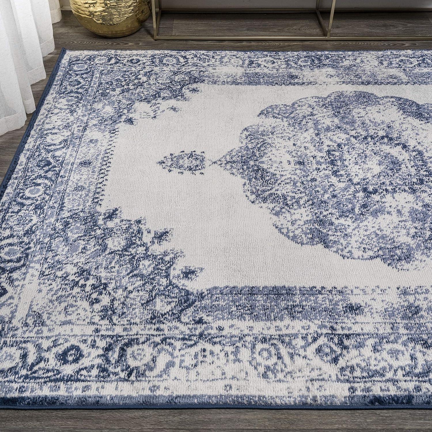 Rosalia Cottage Medallion Indoor Area Rug - JONATHAN Y