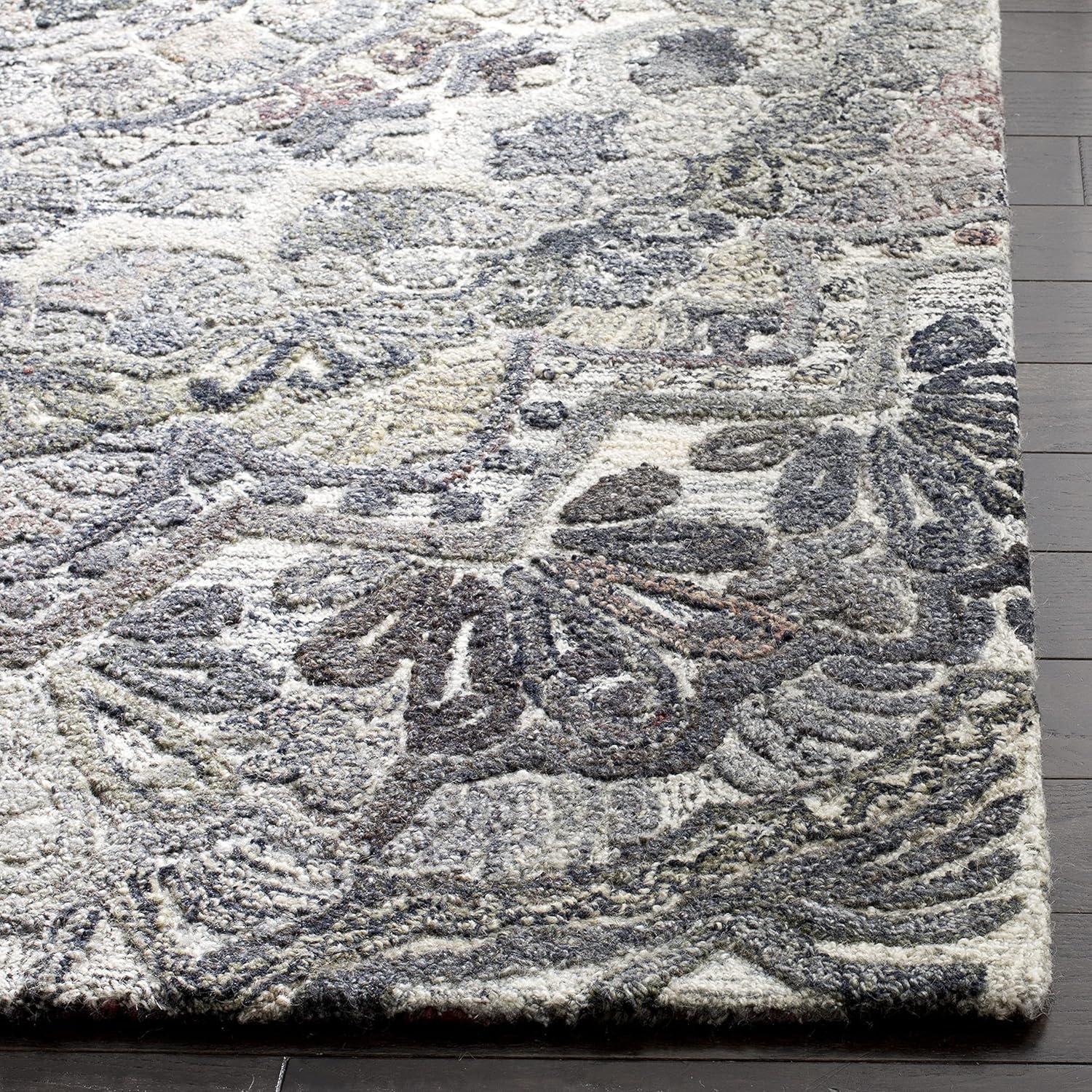 Marquee MRQ110 Hand Tufted Indoor Accent Rug - Grey/Multi - 4'x6' - Safavieh