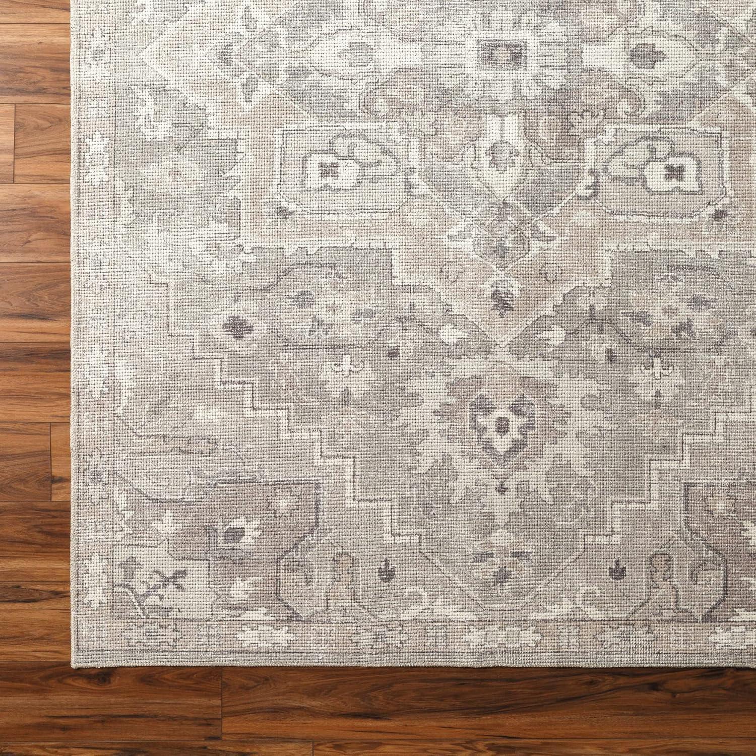 Becki Owens x Livabliss Elle Oriental Light Gray/Beige Area Rug