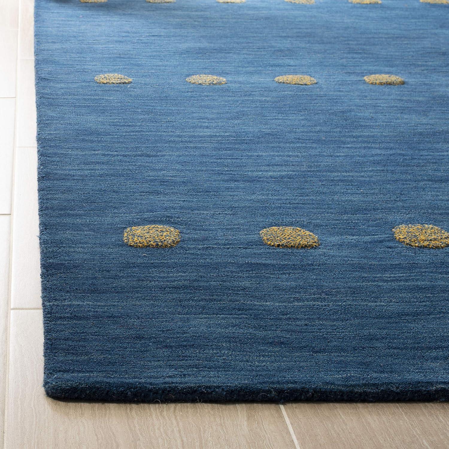 Himalaya HIM590 Hand Loomed Area Rug - Blue - 8'x10' - Safavieh.