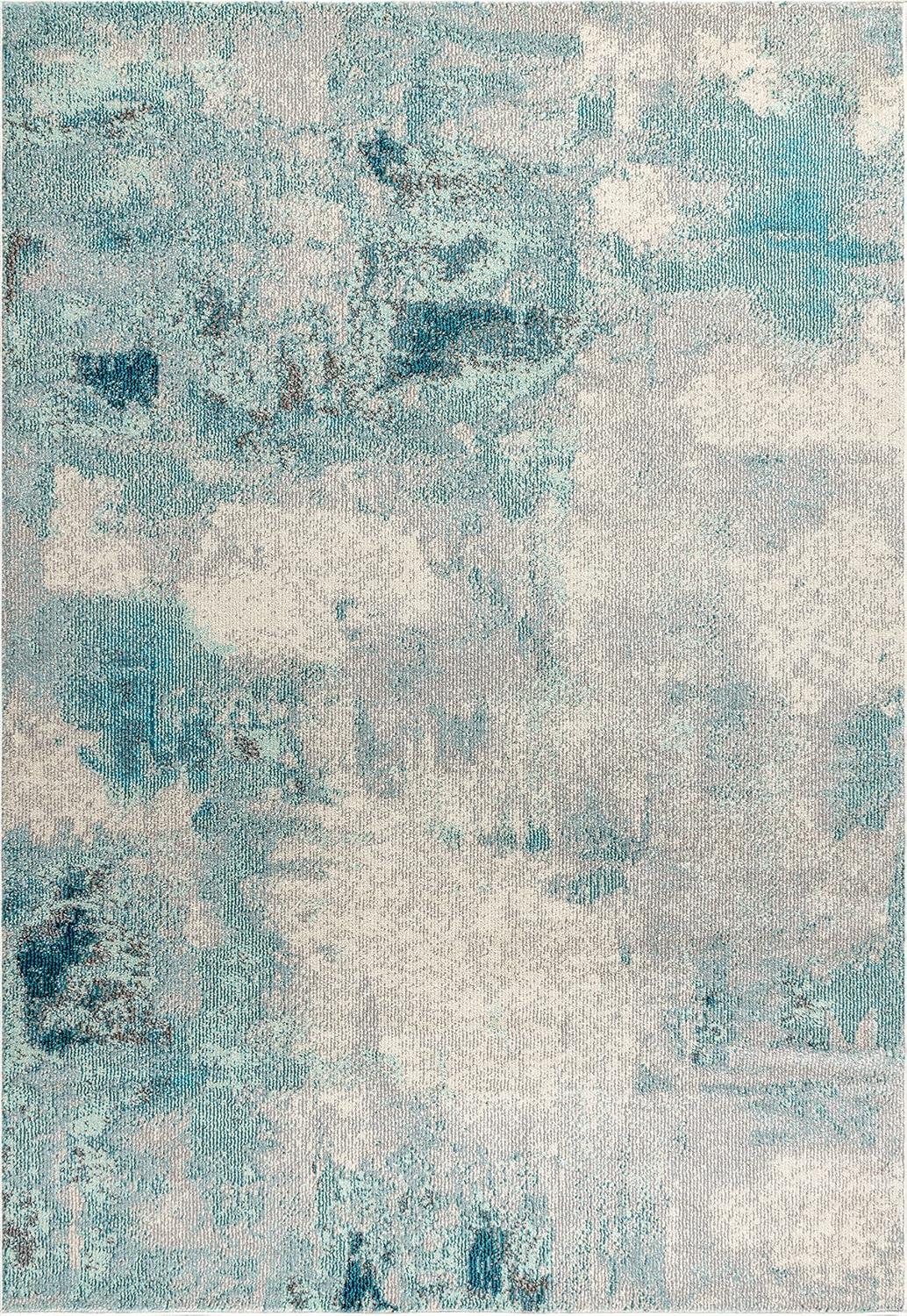 Contemporary POP Modern Abstract Vintage Area Rug - JONATHAN Y