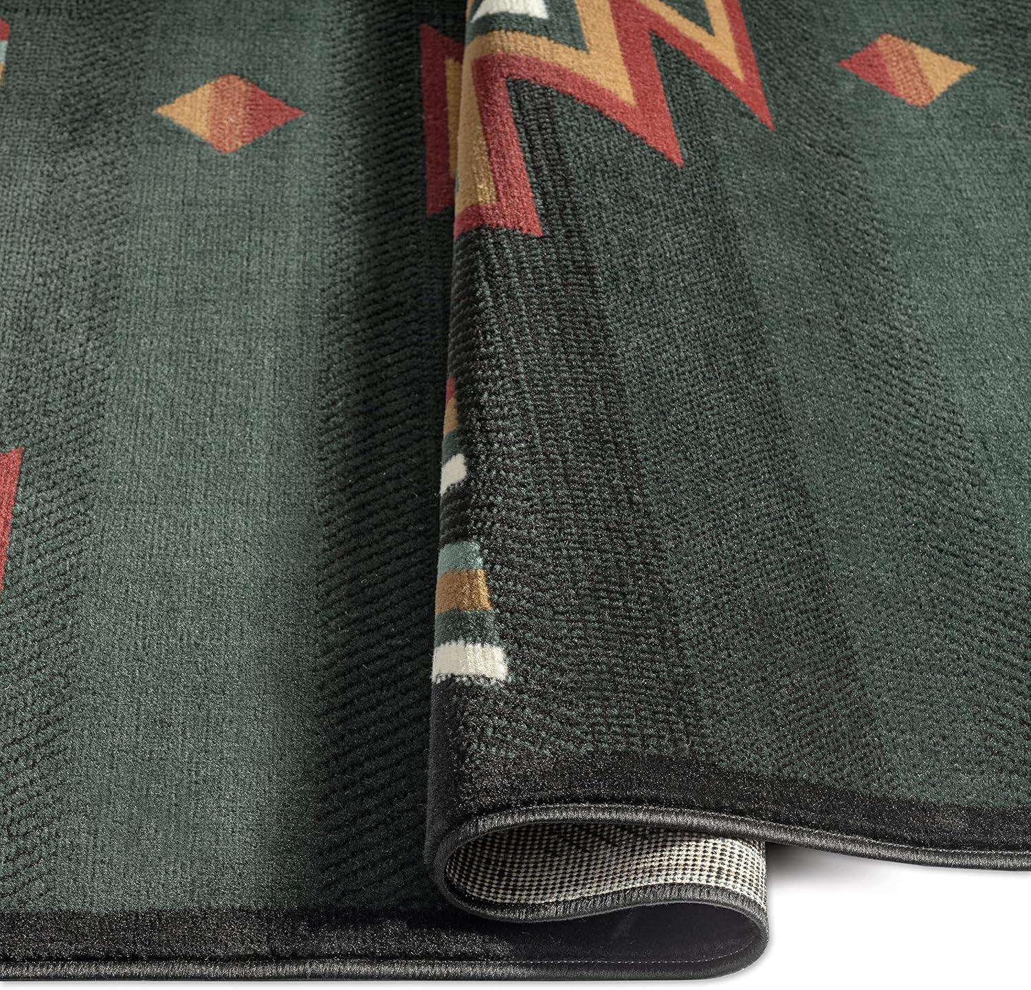 Home Dynamix Premium Sagrada Southwestern Geometric Area Rug Green/Red, 5'2"x7'4"