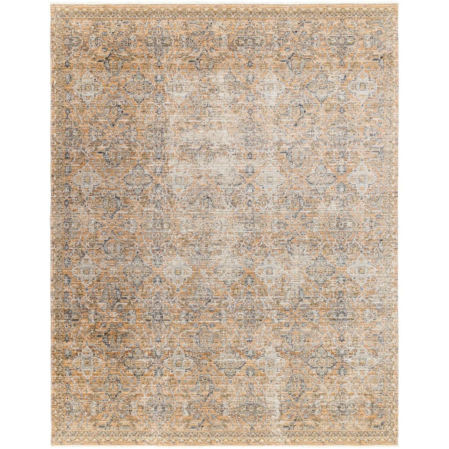 Livabliss x Becki Owens Ren Damask Washable Area Rug ,7'10" x 10',Faded Taupe